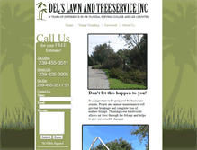 Tablet Screenshot of delstrees.com